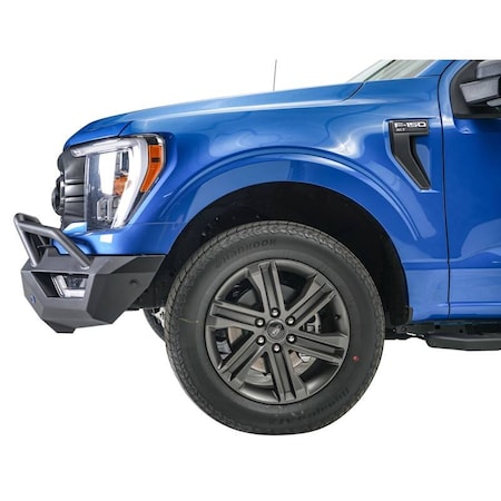 Fab Fours 21-C F150 VENGEANCE BUMPER WITH PRE-RUNNER GUARD MATTE BLACK POWDER COAT FF21-V5152-1